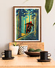 plakaty Log Jumper - plakat rowerowy A3