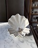 pojemniki na biżuterię Ceramiczna Muszla Muszelka Skarbiec z Perłą na Biżuterię Milky Romantic