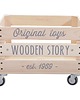 pokój dziecka - różne WOODEN STORY Skrzynia na kółkach szczeble