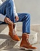 botki damskie RĘCZNIE ROBIONE BOTKI ZAPATO 424  RUDY RETRO
