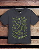 t-shirty dla chłopców Koszulka dziecięca LEŚNE ZWIERZĘTA ciemnoszara 3-4 lata