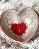 miski i misy Ceramiczna miseczka "Serce" - wersja z czerwonym szkliwem