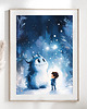 plakaty Plakat Niebieski stworek II
