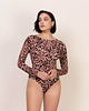 body damskie Wiskozowe BODY - leopard