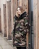 płaszcze damskie Parka moro zimowa