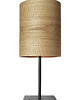 lampy stołowe Lampa stołowa LEEA - Black Oak Table. Naturalny fornir dąb.