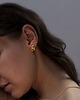 kolczyki złote Kolczyki złote RYSY  fold - gold