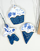 ozdoby choinkowe Ceramiczne ozdoby choinkowe - piernikowy ludzik, ciasto, lód