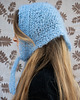 czapki damskie Babuszka błękit nieba