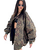 kurtki damskie Kurtka typu bomber oversize camo