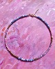 chokery Naszyjnik choker NEO ametyst, jaspis niebieski, rodonit,hematyt