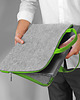 etui na laptopa ETUI LAPTOP FILCOWE zielona rączka