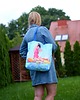 torby na ramię Torba shopper na zakupy wodoodporna shopperka pin up