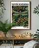 grafiki i ilustracje PLAKAT dekoracja ważka grafika leśna sztuka ścienna Kusama