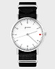 zegarki unisex Zegarek - Simple biały - czarny, nylonowy