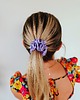gumki do włosów Gumka jedwabna, scrunchie, frotka sweet lavender MIDI