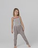 spodnie dla dziewczynki Miękkie, luźne spodnie dziecięce - różowy melanż
