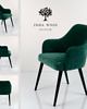 krzesła Producent Krzesło Tapicerowane EMRA WOOD  DELUXE KR-9