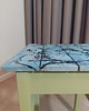 stołki Własnoręcznie malowany handmade taboret w pastelowych kolorach art deco