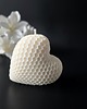świeczniki i świece Świeca sojowa Honey heart - duże