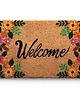 wycieraczki pod drzwi Wycieraczka wejściowa, kokosowa, Welcome 45x75 cm