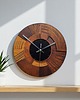 zegary Zegar ścienny z Drewna -  Cichy Mechanizmp