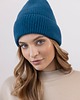 czapki damskie Czapka Gentle Cashmere Morska