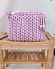 torby na ramię Torebka z grubego sznurka Pillow Bag  - brudny róż