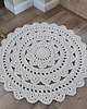 dywany Dywan ze sznurka szydełkowy 80cm