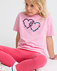 t-shirty dla dziewczynki Koszulka  dziecięca bawełniana. Serduszka
