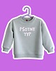 bluzy dla dziewczynki Bluza dziecięca PSOTNY TYP - miętowa