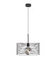 lampy wiszące Druciana lampa wisząca do salonu w stylu loft CLIZA