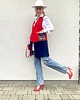 kamizelki damskie Kamizelka Sultana Style Color block