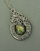 wisiory Wisiorek oryginalny złoty labradoryt wire wrapping
