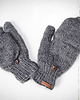 rękawiczki damskie Rękawiczki z klapką wełniane handmade