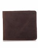 portfele męskie Skórzany Portfel Męski Slim Wallet Vintage Ciemnobrązowy BW05