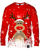 bluza bez kaptura damska Bluza Bez Kaptura Damska DR.CROW Renifer