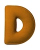 poduszki do pokoju dziecka Poduszka literka D