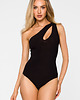 body damskie Body z wycięciem-czarne(M-726)