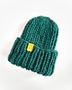 czapki damskie Zielona czapka wełniana WOOLY