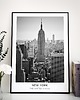 plakaty Plakat  czarno biały - MIASTO NEW YORK