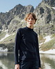 swetry damskie  Sweter Golf Wełniany OCELOT Granatowy- damski półgolf 100% wełny merino
