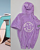 bluza z kapturem damska Poncho Biggy Smile Lilac