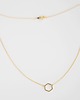 złote naszyjniki 16k Gold Plated Tiny Hexagon Necklace