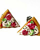 kolczyki z masy plastycznej Kolczyki Pizza