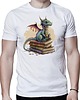 t-shirty męskie Koszulka smok książki fantasy