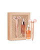 akcesoria dla niej CRYSTALLOVE Rose quartz 3D lift & sculpt set - masażer liftingujący i serum -