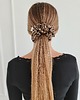 gumki do włosów Gumka jedwabna, scrunchie, sawanna MAXI