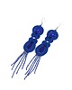 kolczyki soutache Kobaltowe kolczyki sutasz 2 kolekcja Glamour