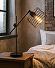 lampy stołowe Regulowana lampa biurkowa z drucianym kloszem NEAPOL LOFT w stylu industrialnym